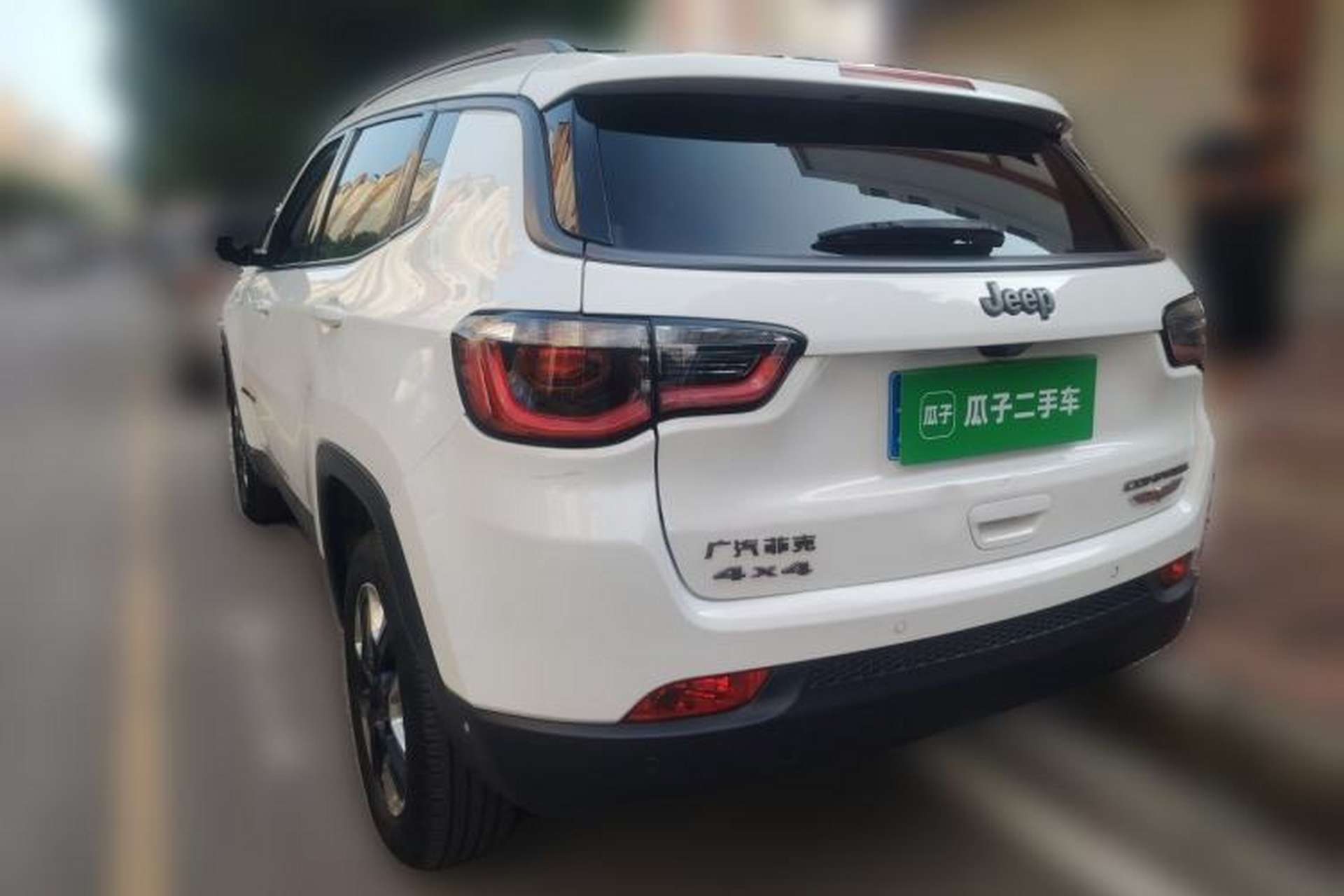 Used Jeep Compass 2017 200TS Automatic High-Performance All-Wheel Drive Edition Rear Left 45 Deg