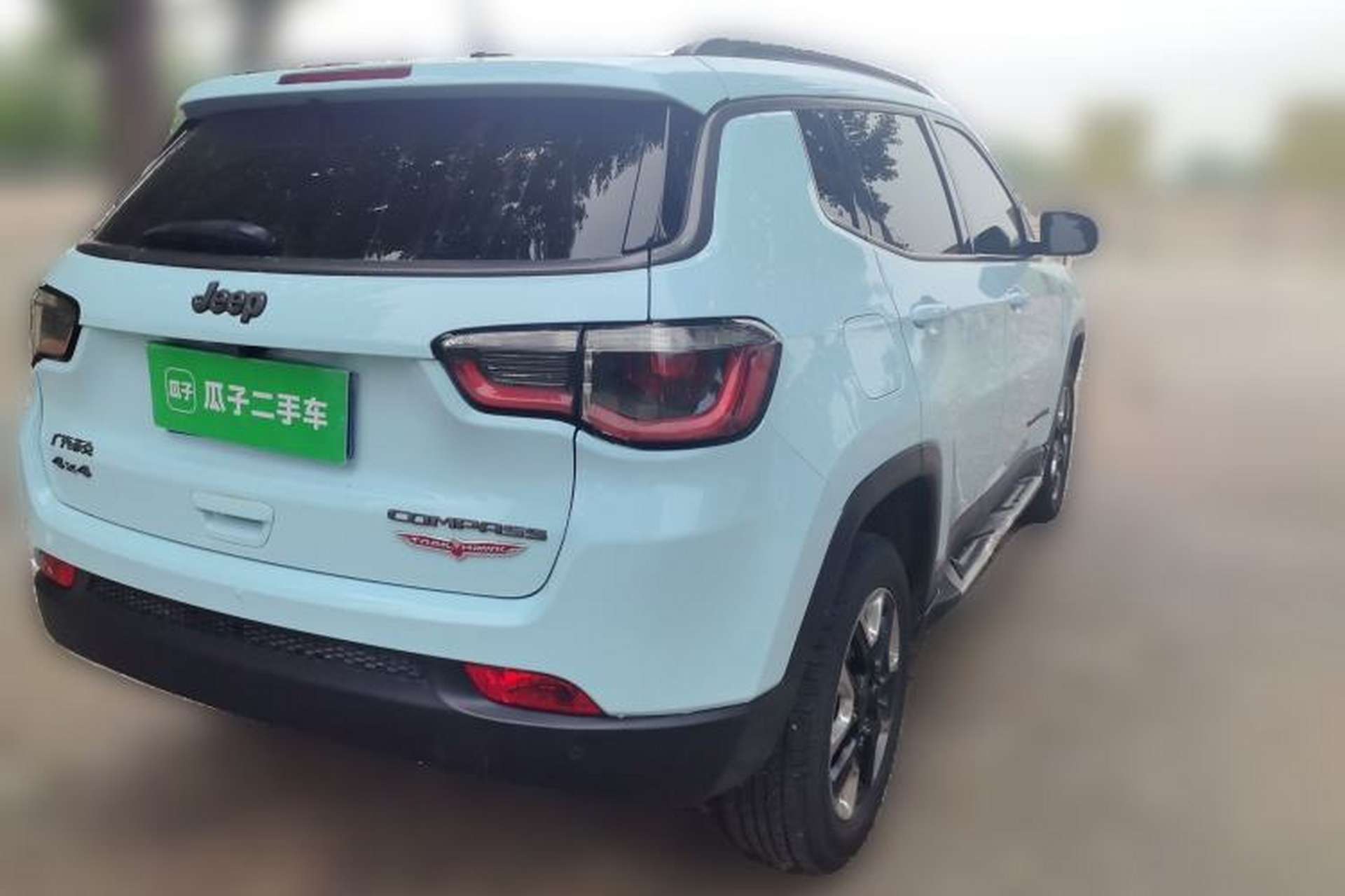 Used Jeep Compass 2017 200TS Automatic High-Performance All-Wheel Drive Edition Rear Right 45 Deg