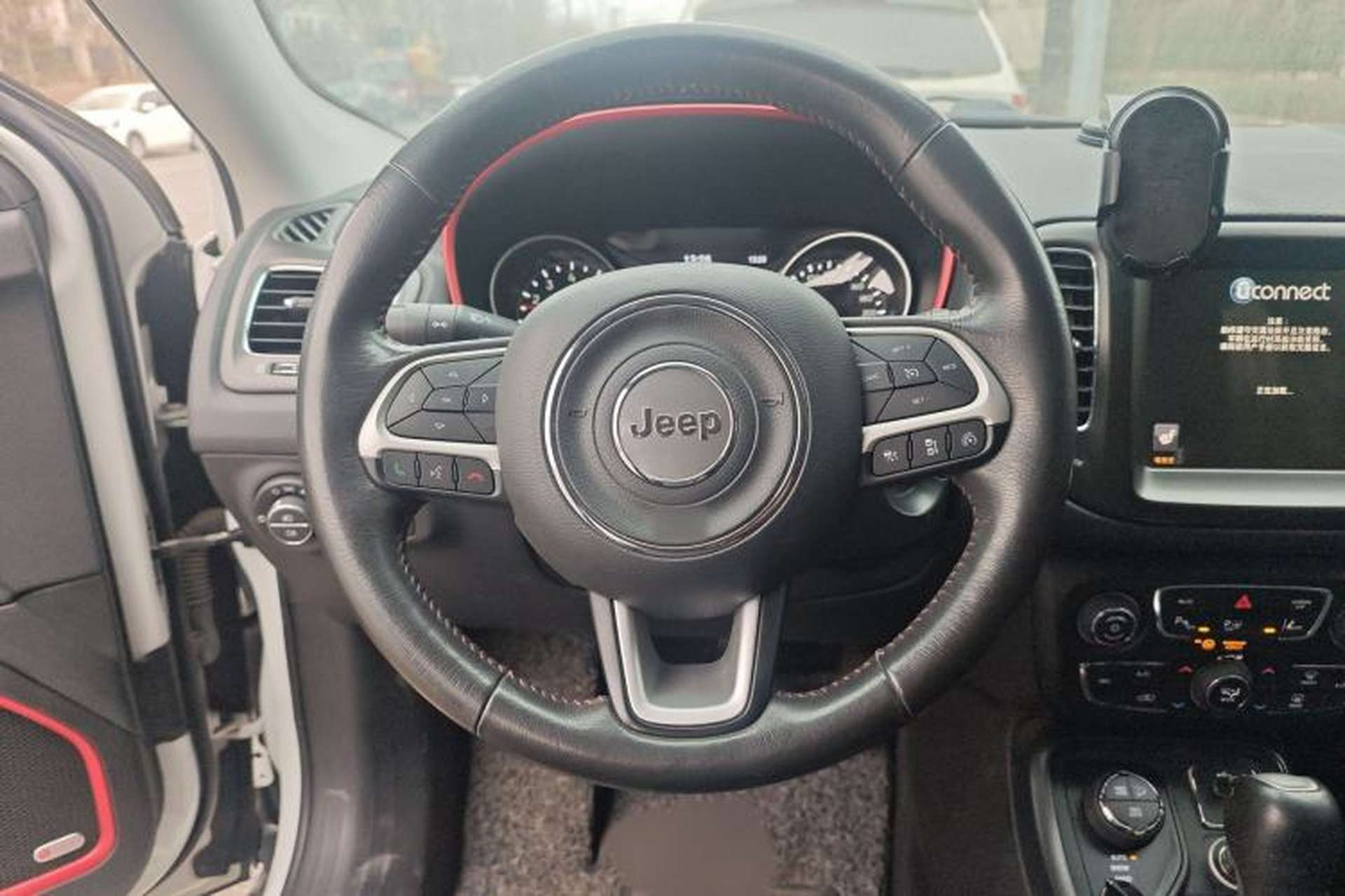 Used Jeep Compass 2017 200TS Automatic High-Performance All-Wheel Drive Edition Steering Wheel