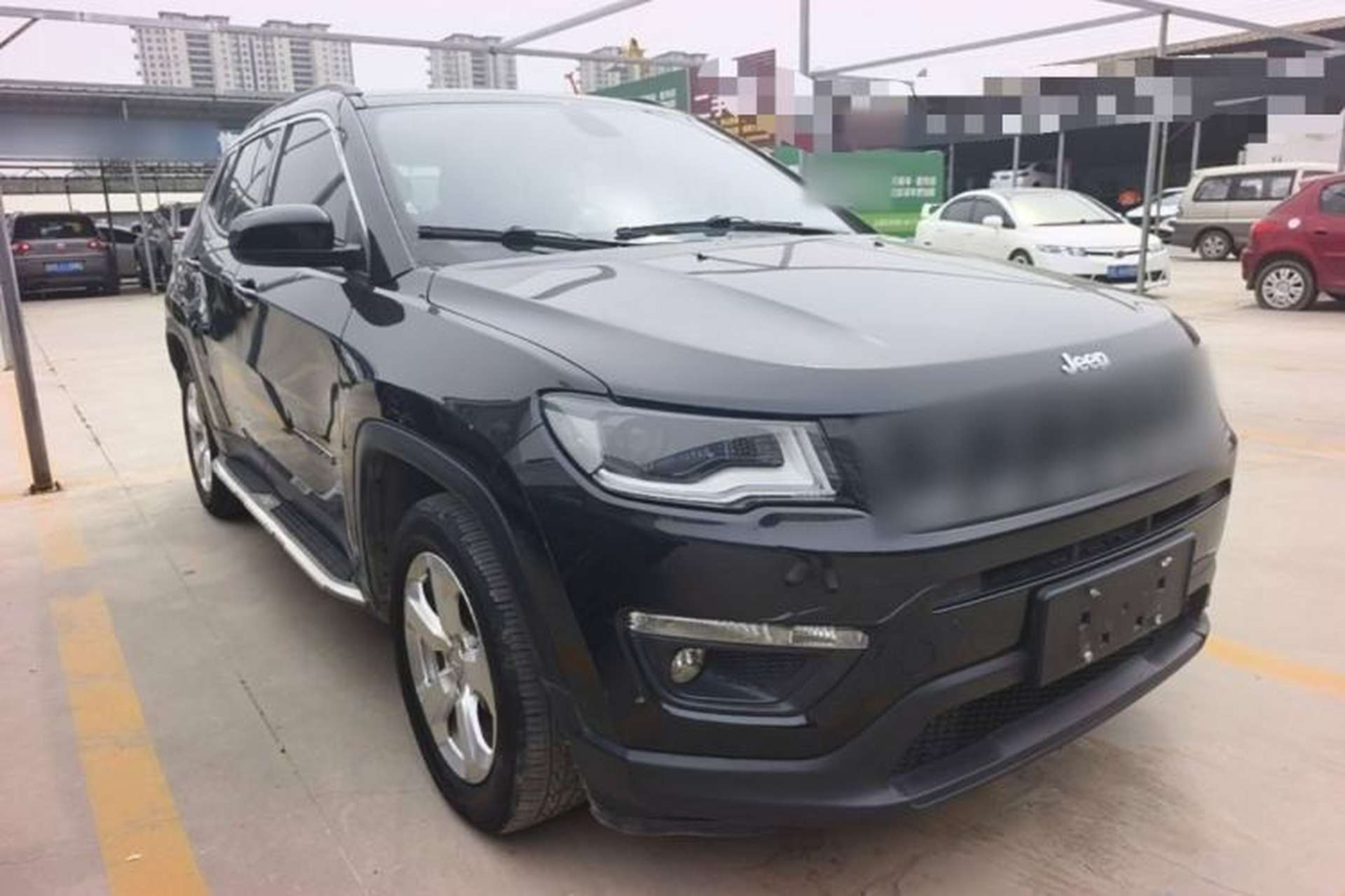 Used Jeep Compass 2019 200T Automatic Family Edition - Connected Large Screen Version Front Right 45 Deg