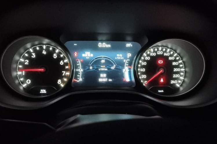 Used Jeep Compass 2019 200T Automatic Family Edition - Connected Large Screen Version Instrument Cluster