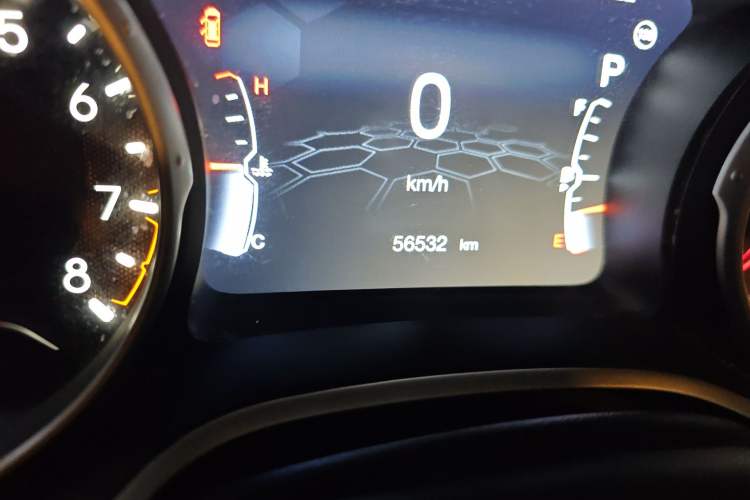Used Jeep Compass 2019 200T Automatic Family Edition - Connected Large Screen Version Odometer Close Up