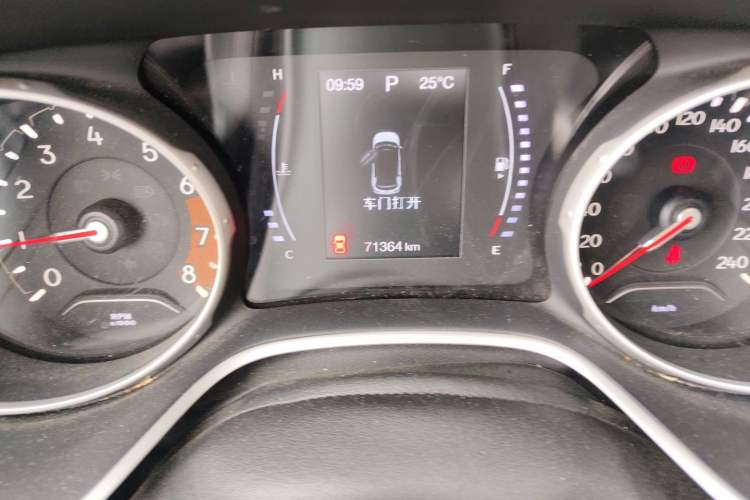 Used Jeep Compass 2019 200T Automatic Prestige Edition Odometer Close Up