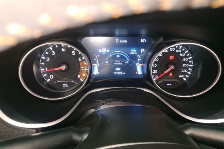 Used Jeep Compass 2019 200T Automatic Family Enjoyment Four-Wheel Drive - Connected Large Screen Version Instrument Cluster