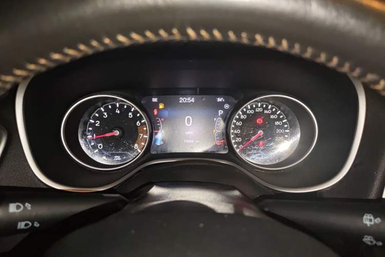 Used Jeep Compass 2019 200T Automatic Family Edition - Connected Large Screen Version Instrument Cluster