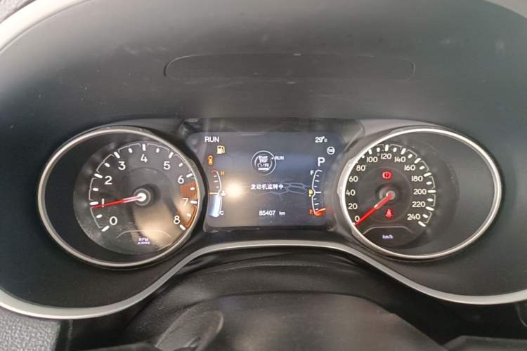 Used Jeep Compass 2019 200T Automatic Family Edition - Connected Large Screen Version Instrument Cluster