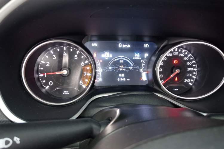 Used Jeep Compass 2019 200T Automatic Family Enjoyment Four-Wheel Drive - Connected Large Screen Version Instrument Cluster