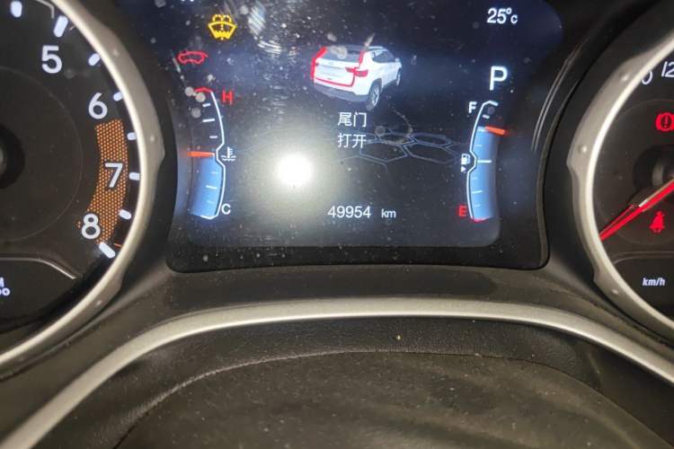 Used Jeep Compass 2019 200TS Automatic Premium - Connected Large Screen Version Odometer Close Up