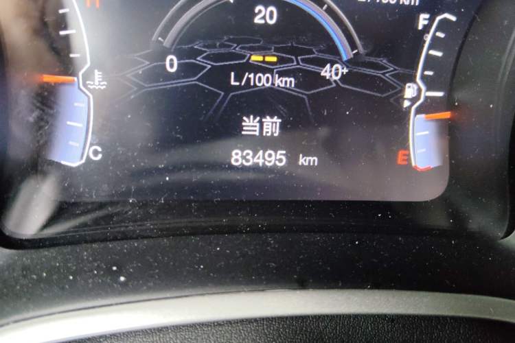 Used Jeep Compass 2019 220T Automatic Family Edition Odometer Close Up