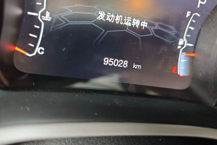 Used Jeep Compass 2019 220T Automatic Family Edition Odometer Close Up