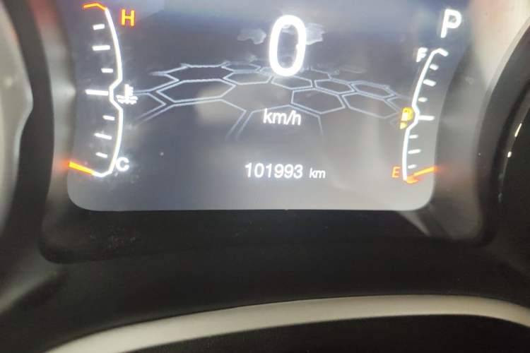 Used Jeep Compass 2019 220T Automatic Family Edition Odometer Close Up