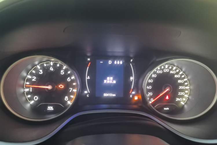 Used Jeep Compass 2020 220T Automatic Leading Edition Instrument Cluster