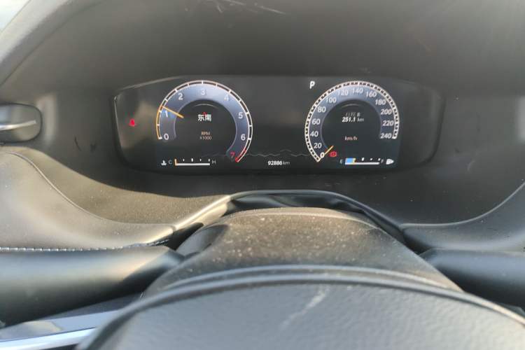 Used Jeep Compass 2020 220T Automatic Elite Edition Odometer Close Up