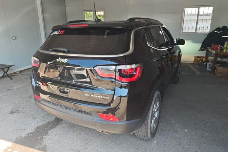 Used Jeep Compass 2020 220T Automatic Four-Wheel Drive Elite Edition Rear Right 45 Deg