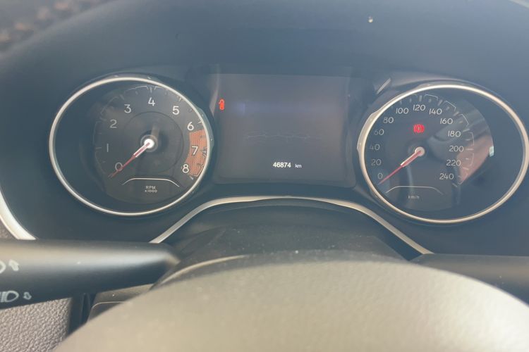 Used Jeep Compass 2020 220T Automatic Elite Edition Odometer Close Up