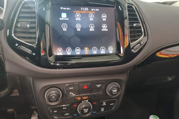 Used Jeep Compass 2020 220T Automatic Night Eagle Edition Audio And AC Panel