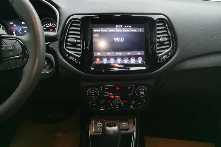 Used Jeep Compass 2020 220T Automatic Night Eagle Edition Audio And AC Panel