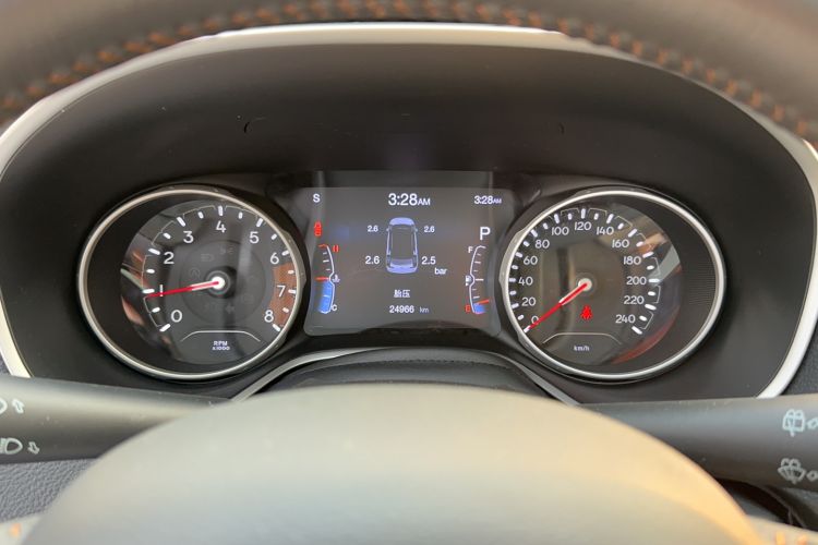 Used Jeep Compass 2020 220T Automatic Elite Edition Odometer Close Up
