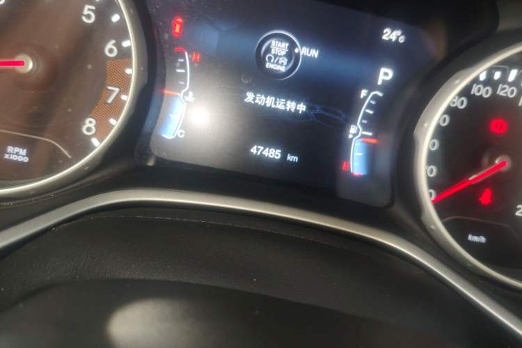 Used Jeep Compass 2020 220T Automatic Elite Edition Odometer Close Up