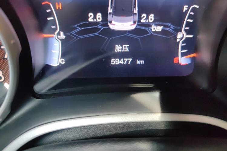 Used Jeep Compass 2020 220T Automatic Elite Edition Odometer Close Up