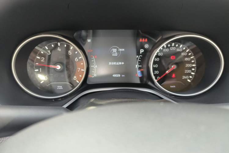 Used Jeep Compass 2020 220T Automatic Elite Edition Odometer Close Up