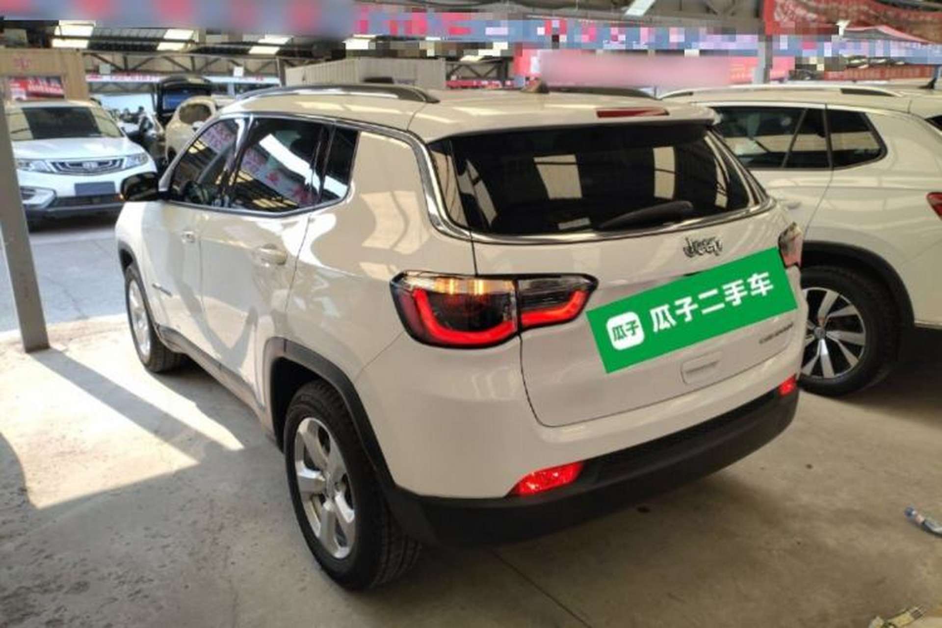 Used Jeep Compass 2020 220T Automatic Leading Edition Rear Left 45 Deg