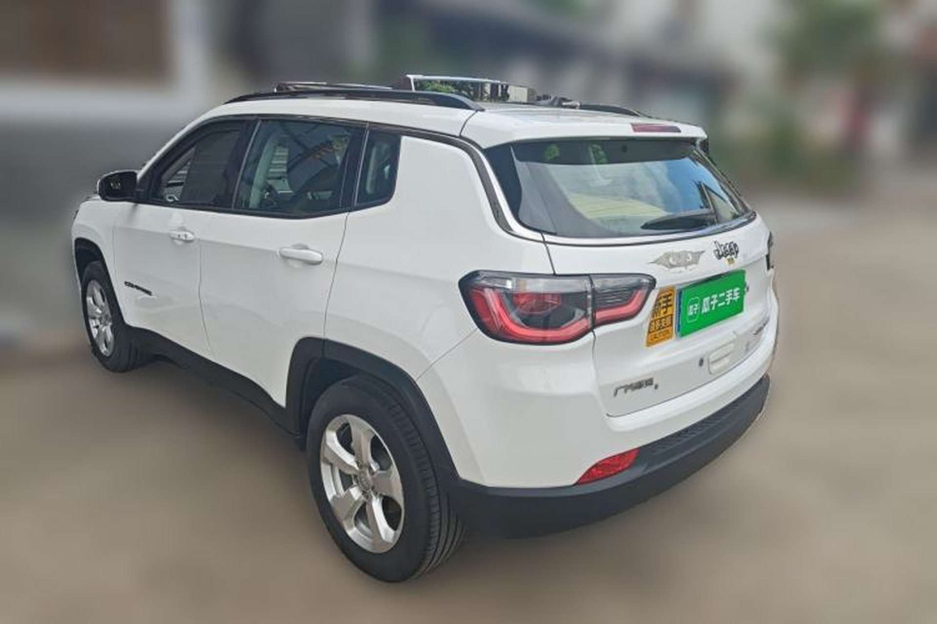 Used Jeep Compass 2020 220T Automatic Leading Edition Rear Left 45 Deg