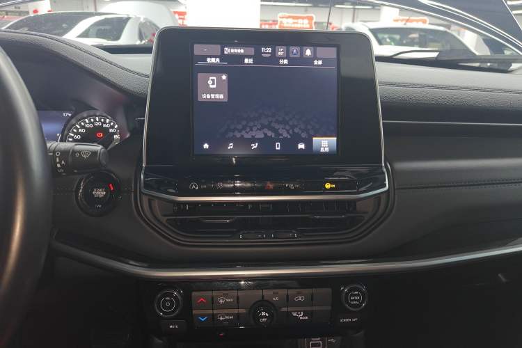 Used Jeep Compass 2021 220T Automatic Leading Edition Audio And AC Panel