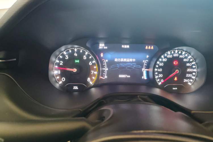 Used Jeep Compass 2021 220T Automatic Leading Edition Instrument Cluster