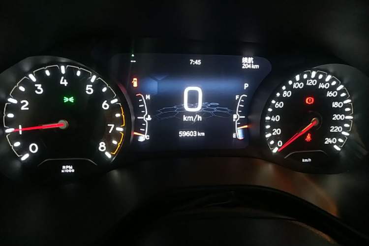 Used Jeep Compass 2021 220T Automatic Leading Edition Instrument Cluster