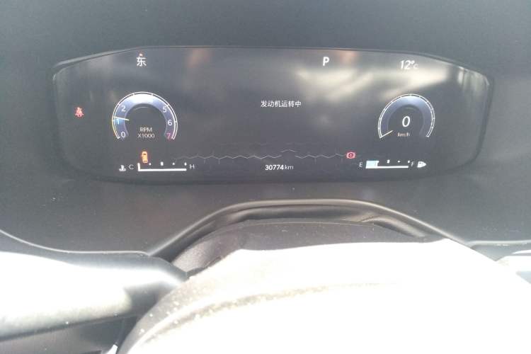 Used Jeep Compass 2021 220T Automatic Elite Edition Odometer Close Up