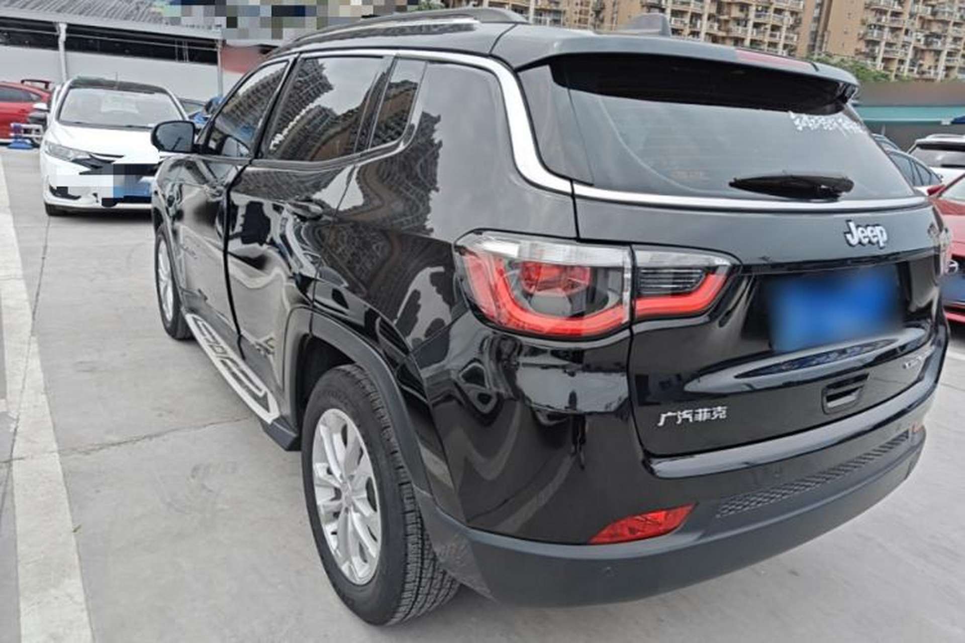 Used Jeep Compass 2021 220T Automatic Leading Edition Rear Left 45 Deg