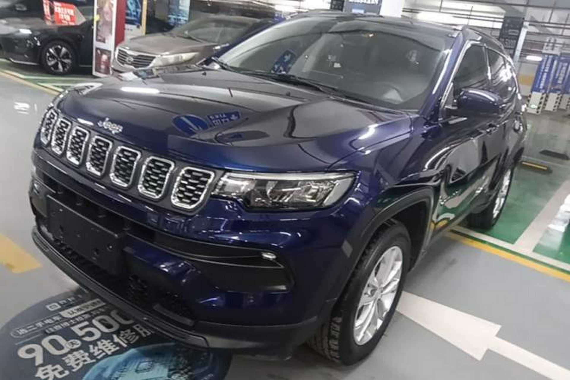 Used Jeep Compass 2021 220T Automatic Leading Edition Front Left 45 Deg
