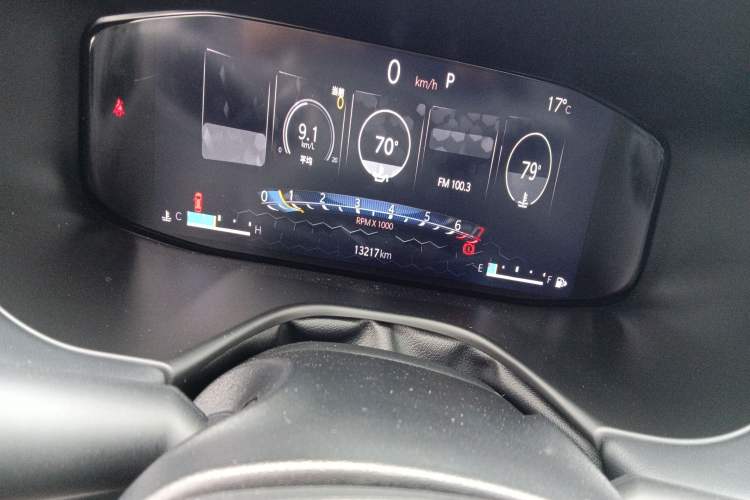 Used Jeep Compass 2021 220T Automatic Elite Edition Odometer Close Up