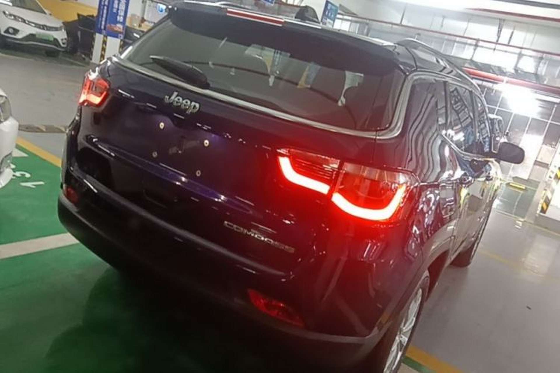 Used Jeep Compass 2021 220T Automatic Leading Edition Rear Right 45 Deg