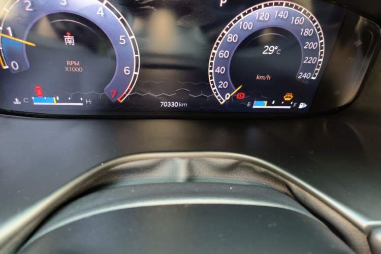 Used Jeep Compass 2021 220T Automatic Elite Edition Odometer Close Up