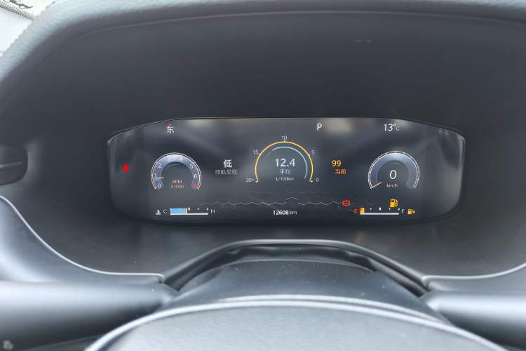 Used Jeep Compass 2021 220T Automatic Elite Edition Odometer Close Up