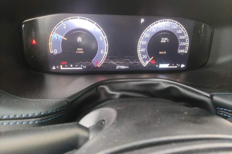 Used Jeep Compass 2021 220T Automatic Elite Edition Odometer Close Up