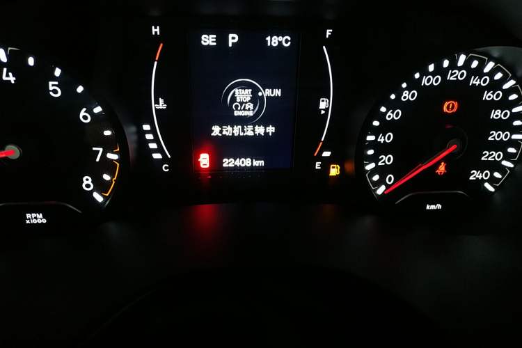 Used Jeep Compass 2021 220T Automatic Comfort Version Odometer Close Up