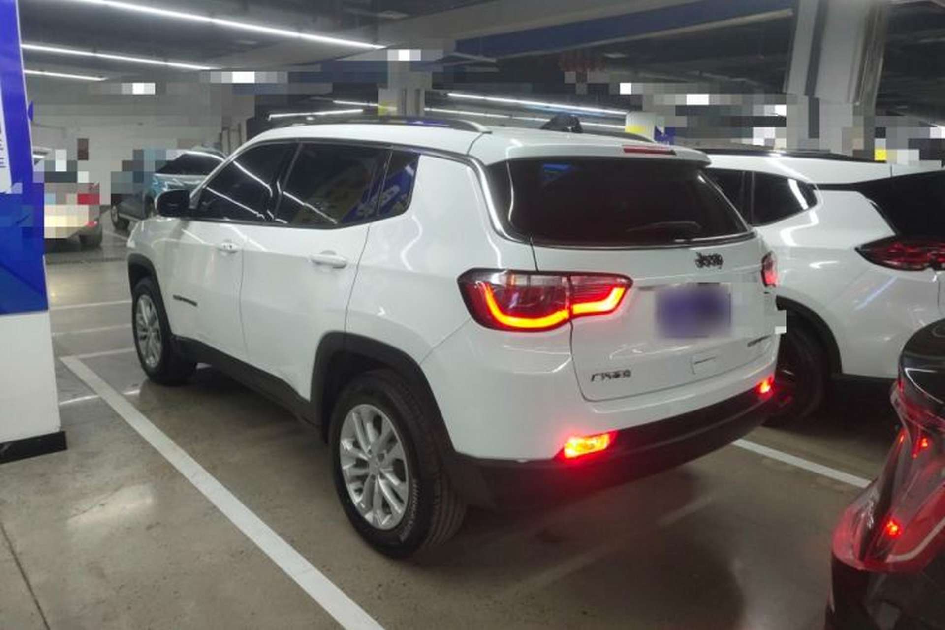 Used Jeep Compass 2021 220T Automatic Leading Edition Rear Left 45 Deg