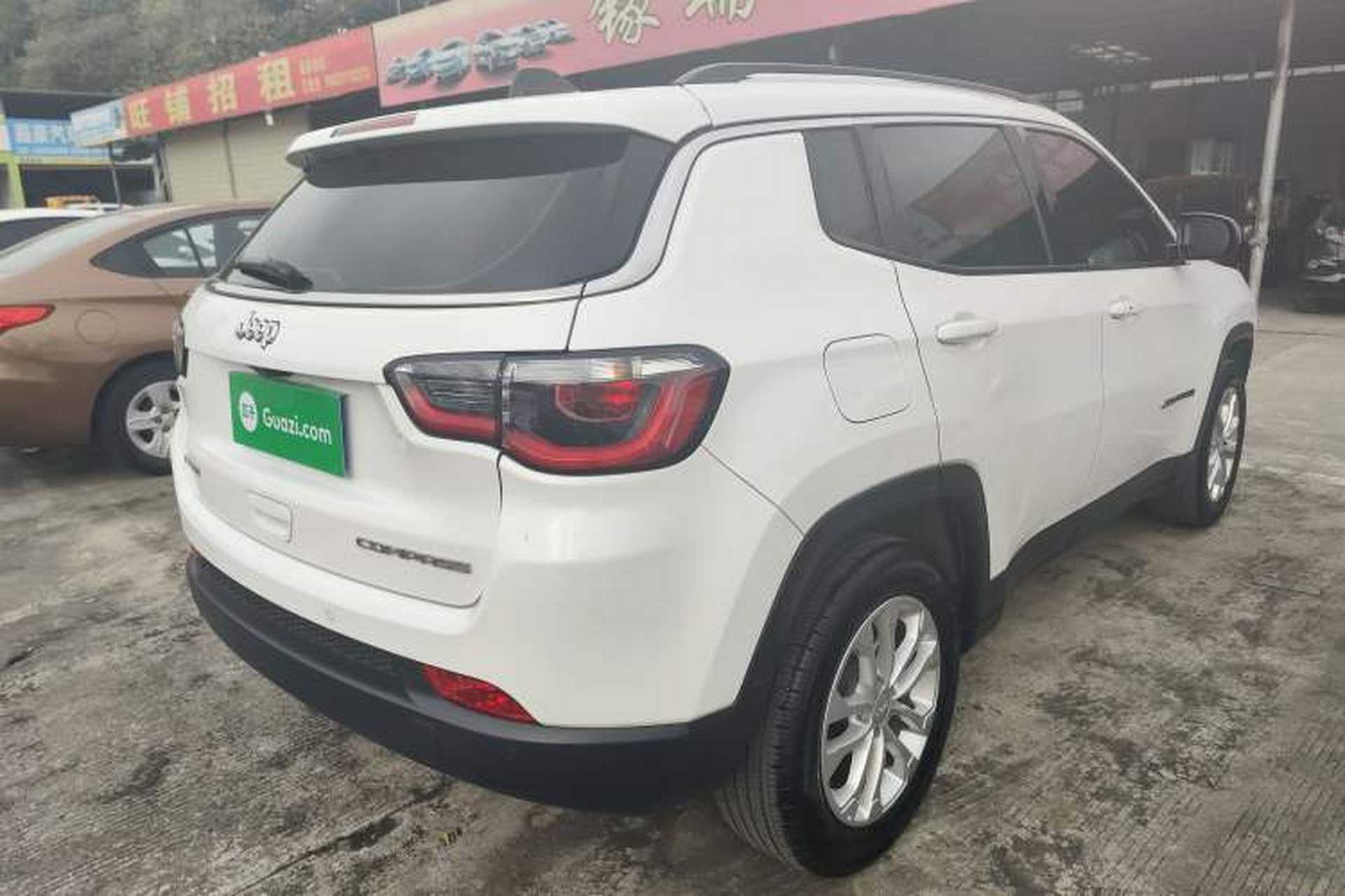 Used Jeep Compass 2021 220T Automatic Leading Edition Rear Right 45 Deg