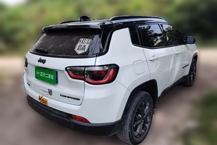 Used Jeep Compass 2021 220T Automatic All-Wheel Drive 80th Anniversary Edition Rear Right 45 Deg
