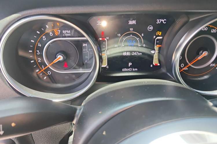Used Jeep Gladiator 2022 3.6L Pioneer Edition Odometer Close Up