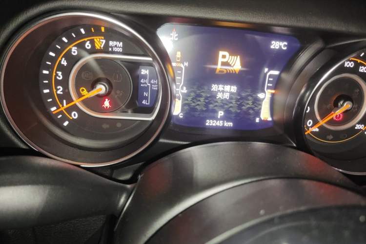 Used Jeep Gladiator  Odometer Close Up