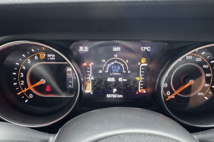 Used Jeep Gladiator 2022 3.6L Pioneer Edition Odometer Close Up