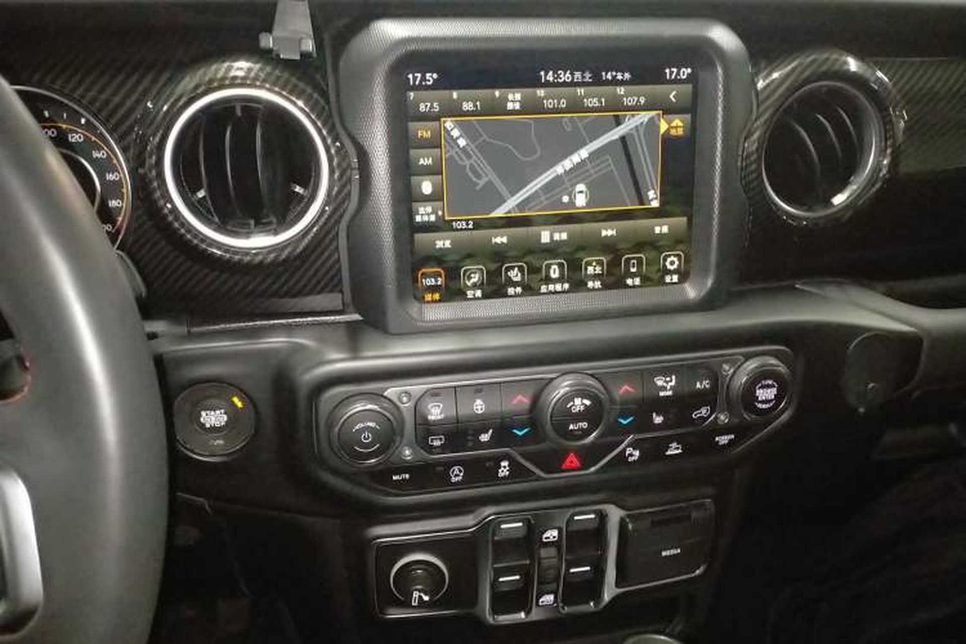 Used Jeep Gladiator 2022 3.6L Pioneer Edition Audio And AC Panel