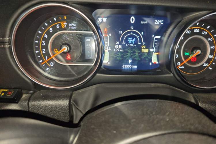 Used Jeep Gladiator 2022 3.6L Pioneer Edition Odometer Close Up
