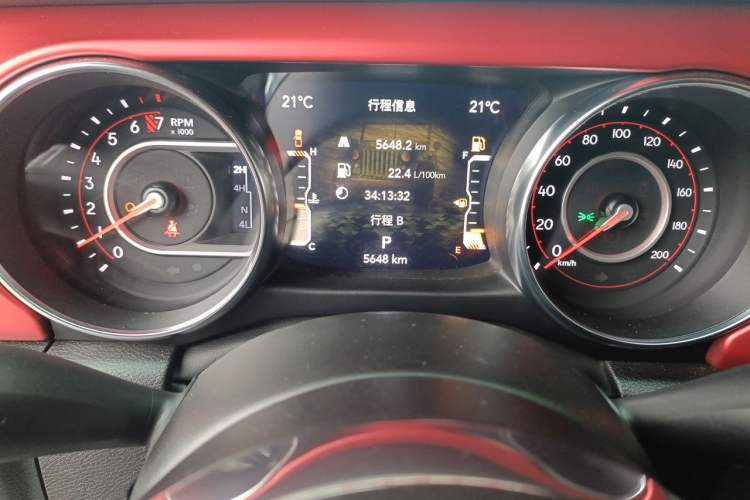 Used Jeep Gladiator  Odometer Close Up