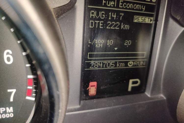 Used Jeep Grand Cherokee  Odometer Close Up