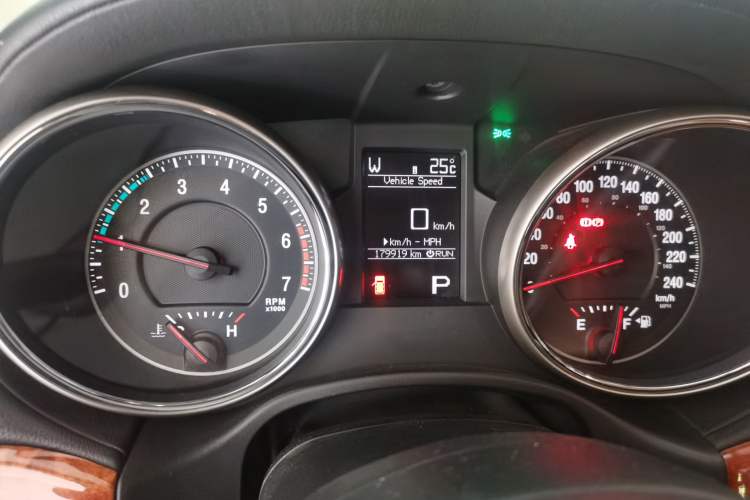 Used Jeep Grand Cherokee  Odometer Close Up
